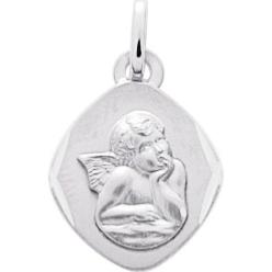 Médaille Vierge OR Blanc 18 Carats